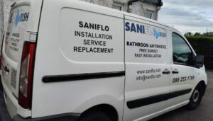 Approved Saniflo Engineer van for Saniflo Service Dublin